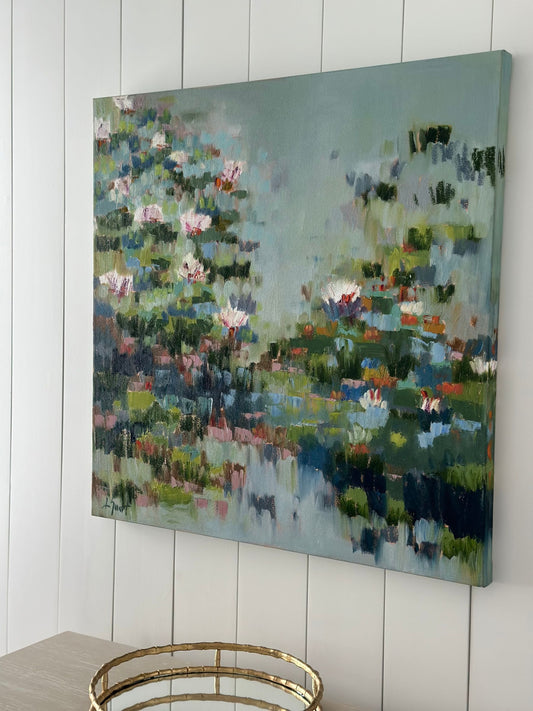 Lillies On the Water Painting