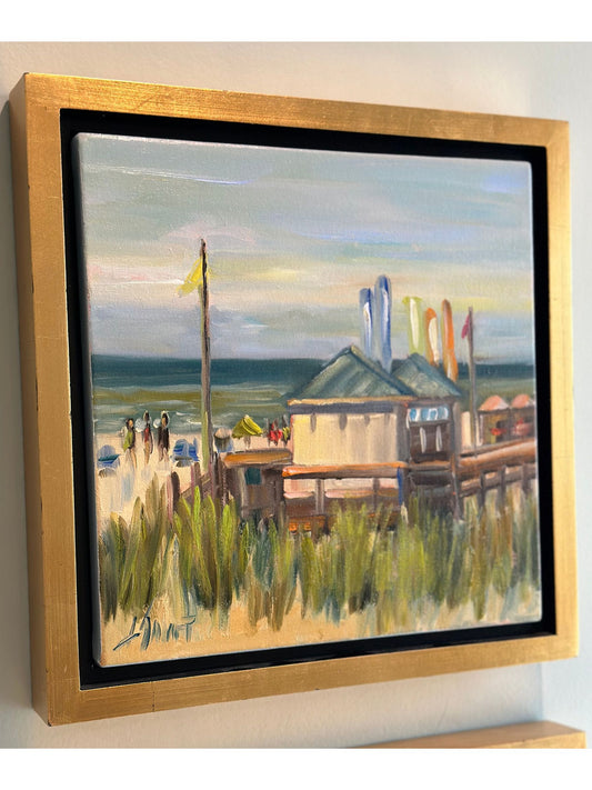 Outpost By the Beach Painting